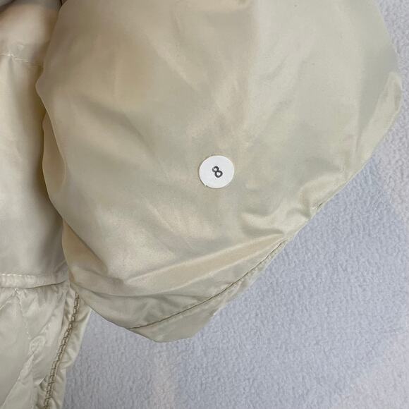 Lululemon Goose Down Jacket Womens 8 What‎ the Fluff 800 Fill Quilted Running - Picture 5 of 6